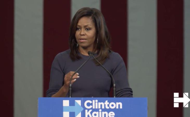 Michelle ha querido dedicarle unas palabras a Trump