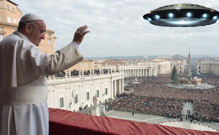 El Papa tiene buena relación con los extraterrestres