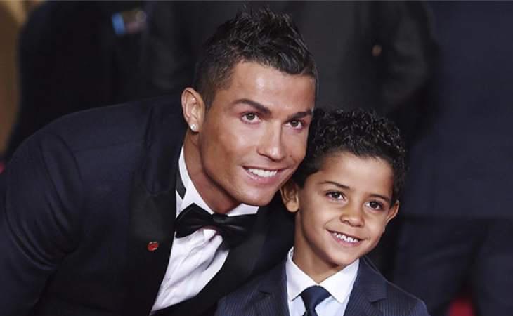 Cristiano con su hijo, Cristiano Ronaldo Jr.