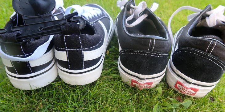 Vans tiene su logo en la parte trasera | Becca Jayne