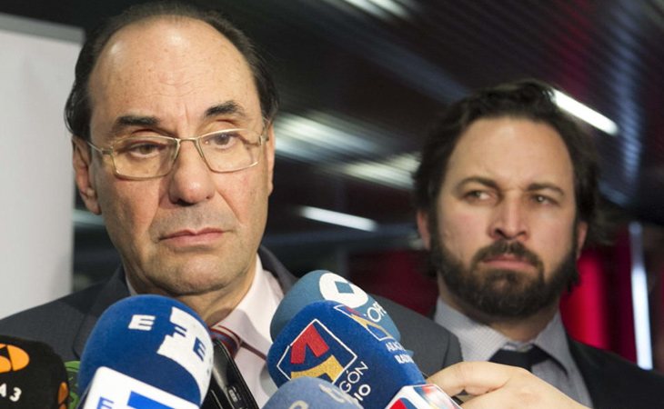 Vidal-Quadras era el candidato a las europeas y Abascal era secretario general | EFE