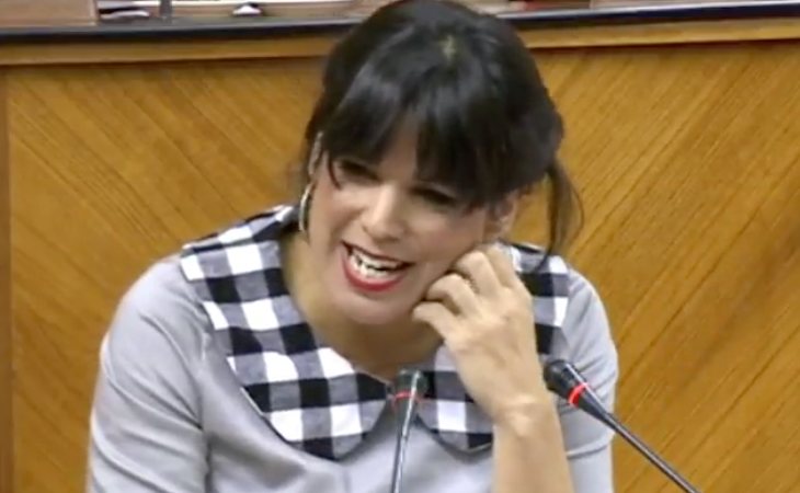 Teresa Rodríguez critica los puntos sobre violencia de género, materia LGTB e inmigración del pacto PP-VOX