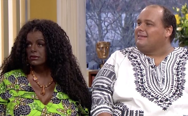 Martina Big y su marido en el programa 'The Morning'