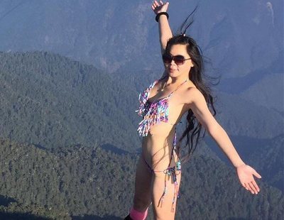 La escaladora "en bikini" muere congelada a 4000 metros