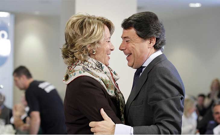 Esperanza Aguirre y su delfín Ignacio Gonzalez