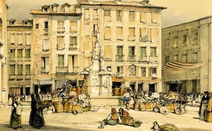 La Puerta del Sol, Madrid (1833-1835) | British Museum