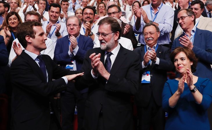 Rajoy ha abandonado su postura neutral en la sucesión del PP