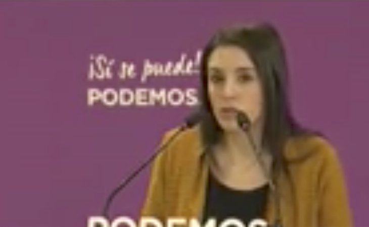 Irene Montero ha apoyado la gestión del Gobierno de Pedro Sánchez