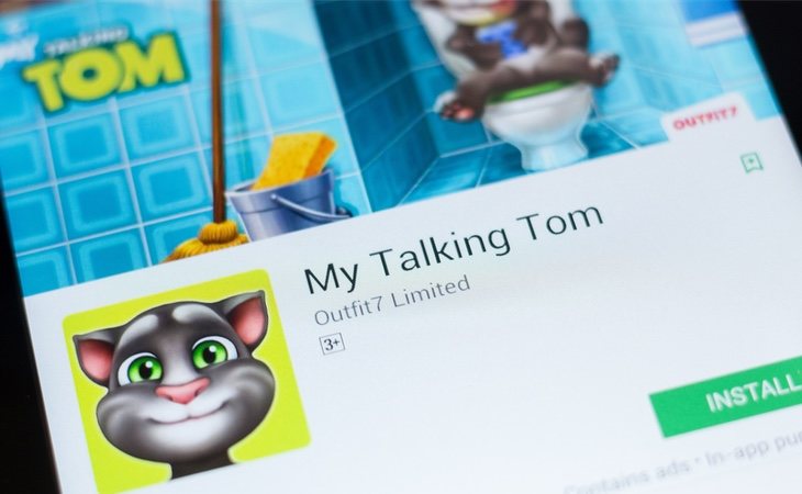  'Talking Tom' es una de las 17.000 aplicaciones que realizan prácticas ilegales