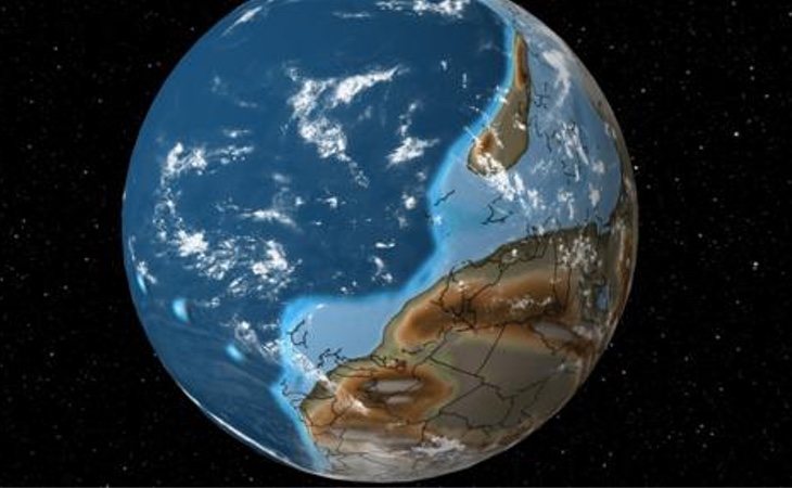 La Tierra hace 600 millones de años