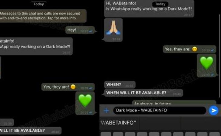 El modo oscuro de WhatsApp es una función muy demandada | Wabetainfo