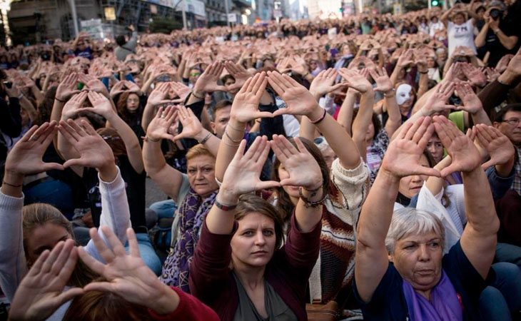 Marcha contra la violencia machista