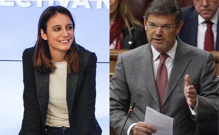 Andrea Levy y Rafael Catalá, dos de los autores de la nueva propuesta del PP