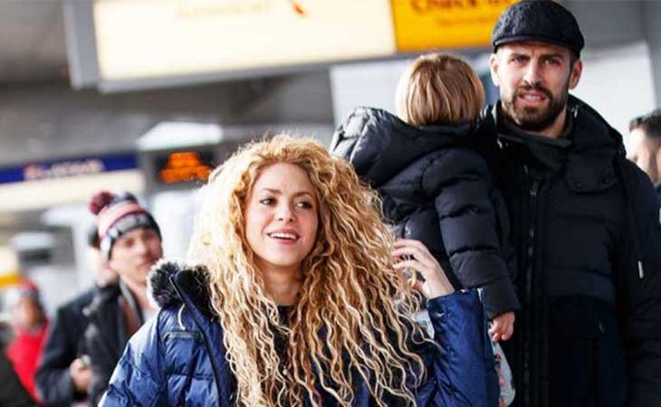 Shakira, Piqué y sus hijos