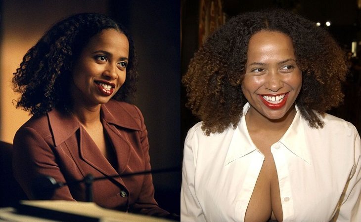 Lisa Nicole Carson como Renée Radick (izq) y en la actualidad (dcha)