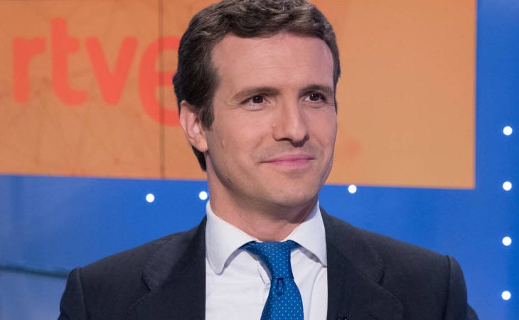 Pablo Casado en la entrevista en TVE