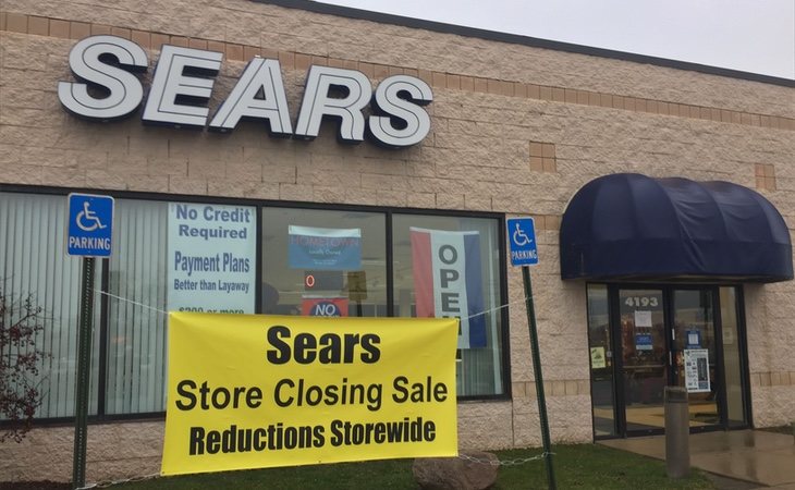 Sears ha visto como sus acciones bajaban de 100 dólares a solo uno en la última década