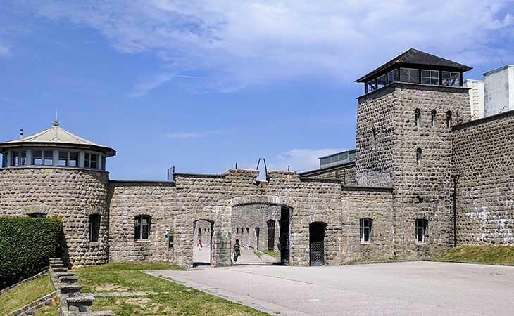 Vista actual del campo de concretación de Mauthausen