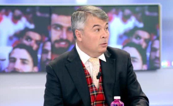 Agustín Martínez Becerra, abogado de 'La Manada', durante una de sus apariciones televisivas