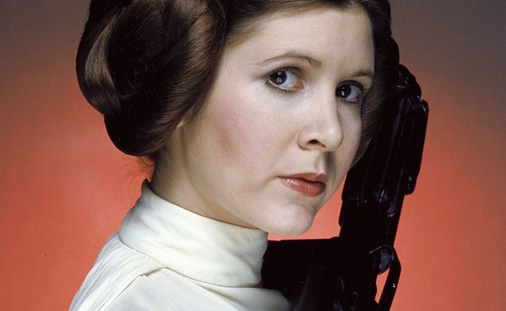 Carrie Fisher como Leia