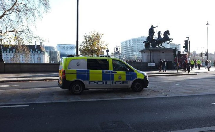 La policía británica en Londres