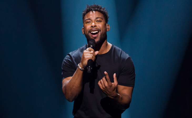 Lundvik en la final del MelFest