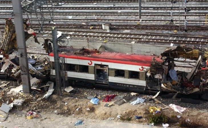 Imagen de archivo del estado en que quedó uno de los vagones de la estación de Atocha tras el 11 M