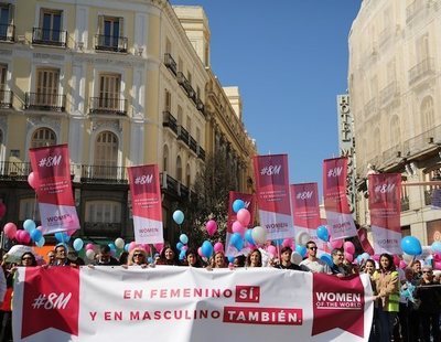 El fracaso de la manifestación antifeminista bajo el lema "en masculino también"