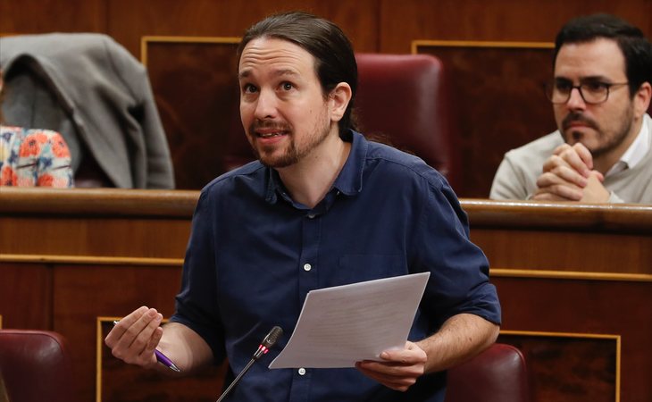 Pablo Iglesias en el Congreso de los Diputados