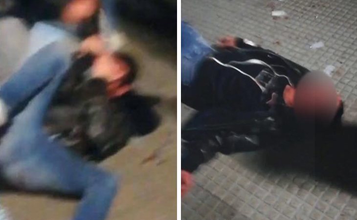 Imágenes de la agresión al joven en León