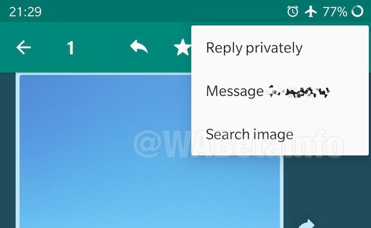 La nueva función de WhatsApp 'Buscar por imagen'