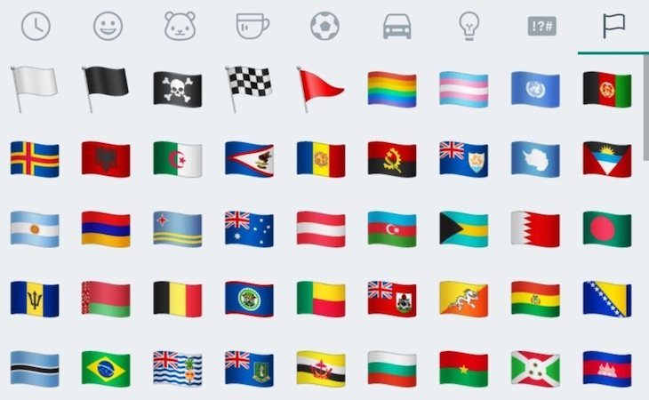 Se van a incluir más banderas LGTBI entre los emoticonos de WhatsApp