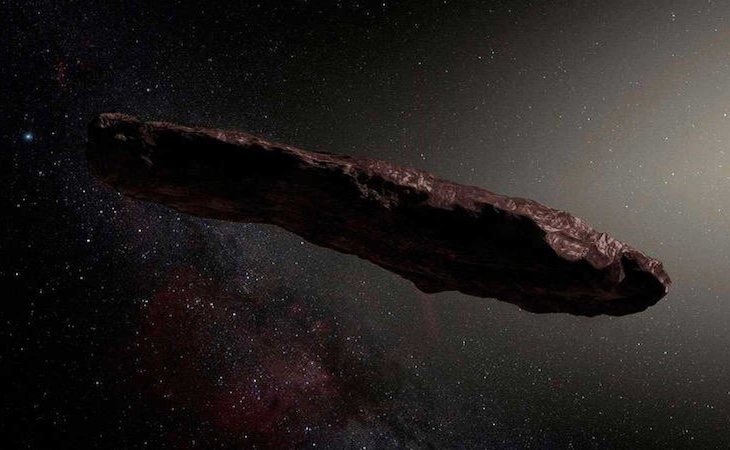 El Oumuamua es la primera roca interestelar que ingresa en el Sistema Solar