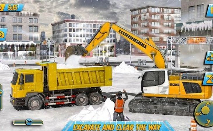 'Snow Heavy Excavator Simulator'