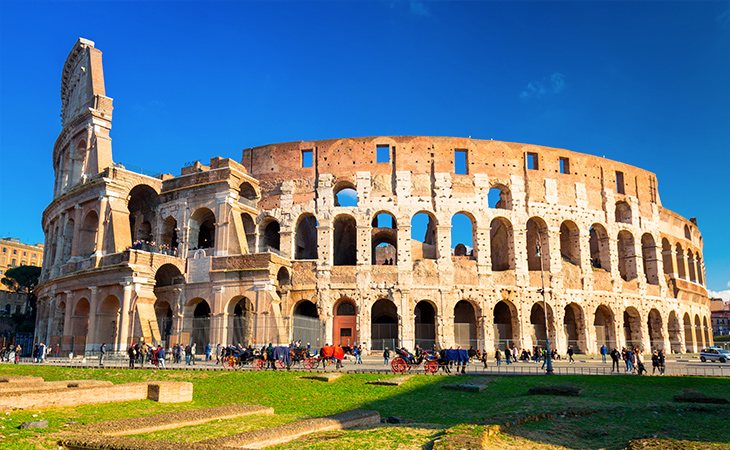 El Coliseo de Roma es uno de los monumentos más visitados