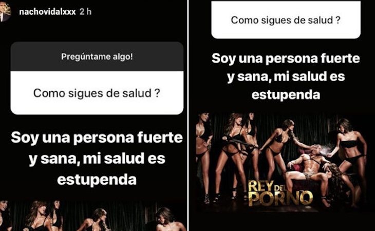 El actor se ha pronunciado sobre su estado de salud en Instagram