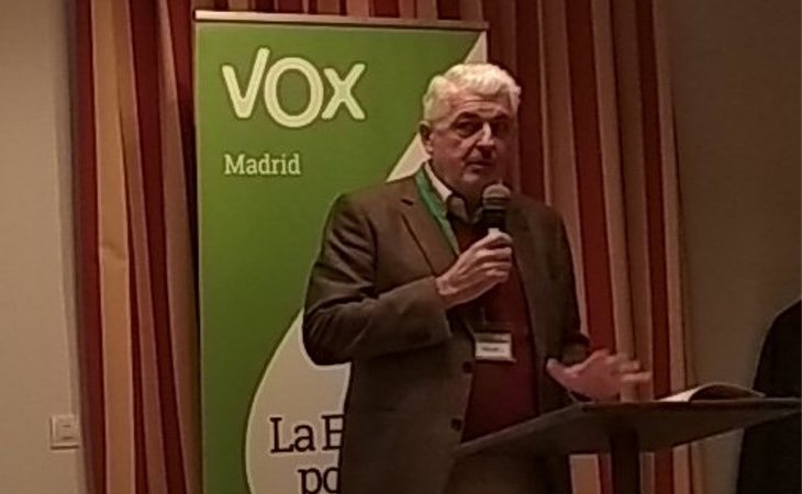 Jorge Cutillas en las terceras Jornadas de Coordinación de VOX | Fuente: Twitter