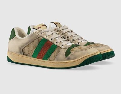 Gucci vuelve a la polémica: vende zapatillas "viejas y sucias" por 700 euros