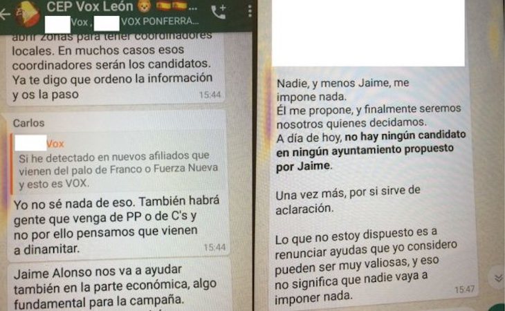 Carlos Portomeñe confiesa entonces a su ejecutiva que el portavoz de la Fundación Franciso Franco está colaborando con el partido - Cadena SER