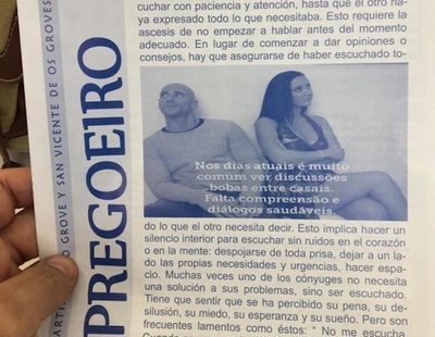 Dos actores porno protagonizan una hoja parroquial sobre el diálogo de la familia