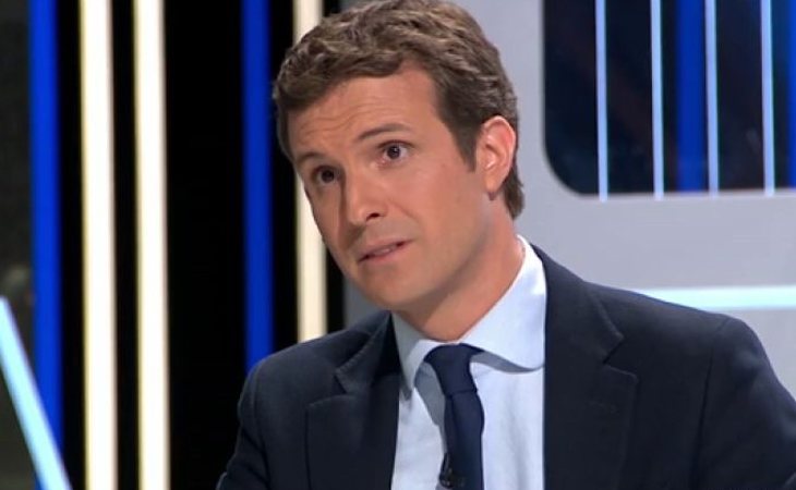 Pablo Casado durante su intervención en 'El Objetivo' de laSexta