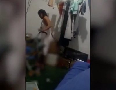 Graban a una mujer dando una brutal paliza a un bebé y lo difunden en redes para denunciar