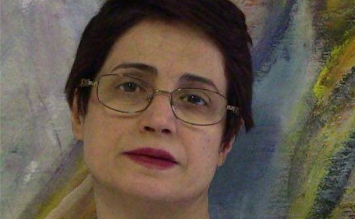 Nasrin Sotoudeh antes de ser encarcelada