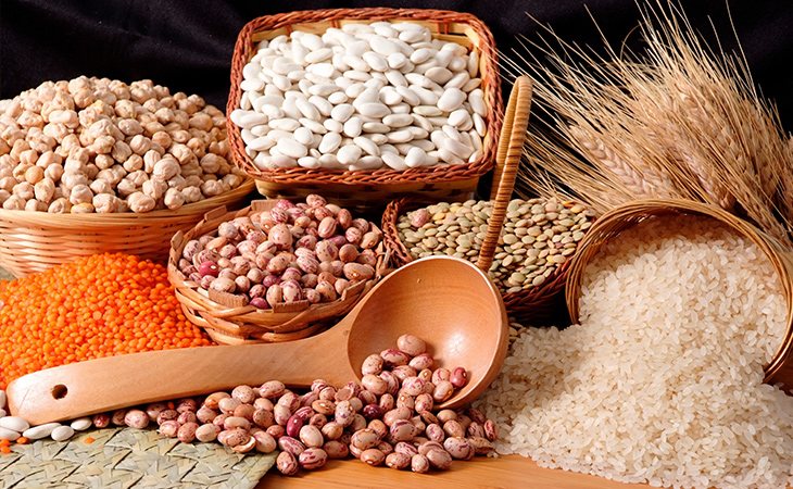 Las legumbres y los frutos secos son parte importante de la dieta jainista