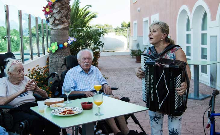 María Jesús y el baile de los pajaritos