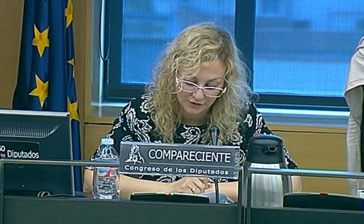 María Sevilla compareció en la Comisión de Derechos de la Infancia y la Adolescencia en 2017