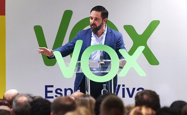Santiago Abascal, líder de VOX, partido de extrema derecha