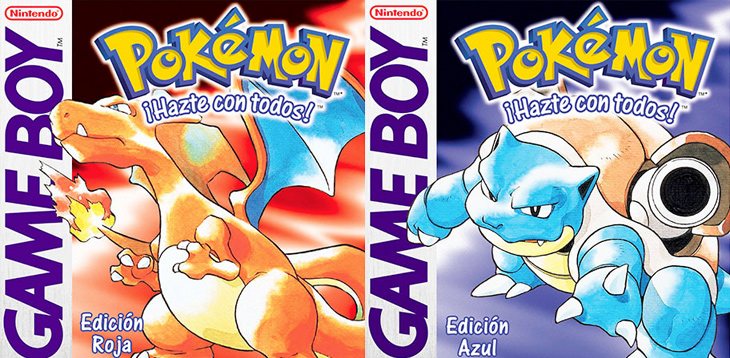 'Pokémon Rojo y Azul' fueron los primeros juegos que llegaron a occidente