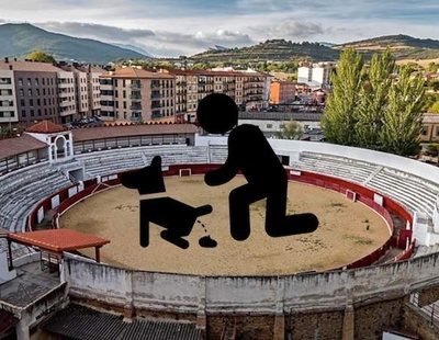 Bildu convierte una plaza de toros centenaria en una zona para que los perros hagan necesidades