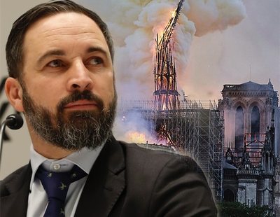 Santiago Abascal (VOX) aprovecha la tragedia de Notre Dame para lanzar mensajes de odio